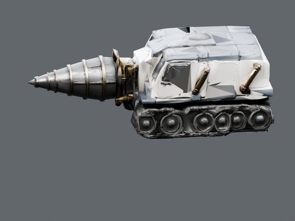 白鋼ドリル車