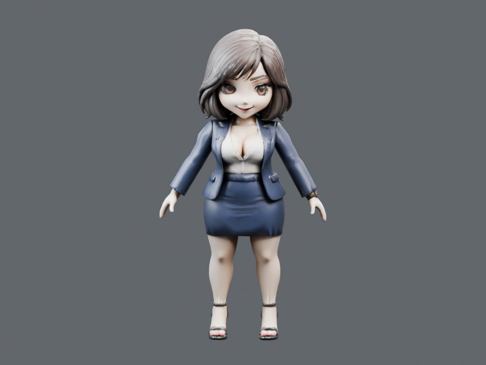ちびオフィスキャラクター · サンダル